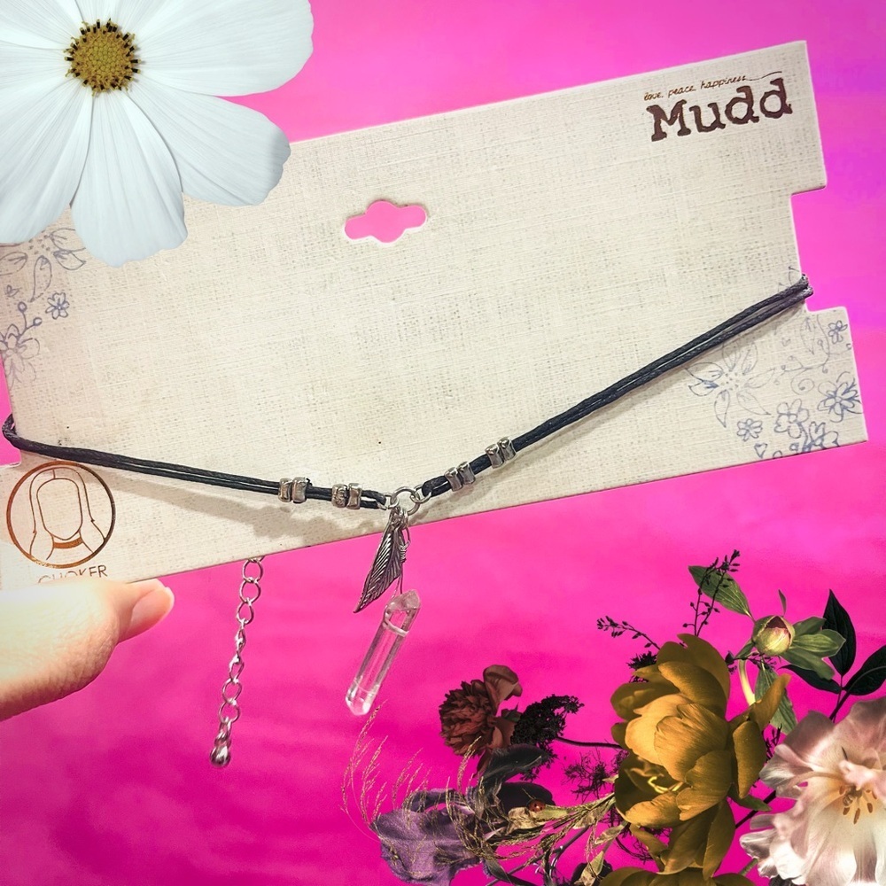 MUDD Y2K Vintage Style Boho Choker Necklace NEW
